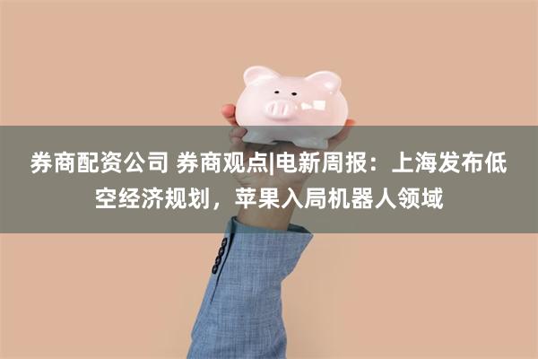 券商配资公司 券商观点|电新周报：上海发布低空经济规划，苹果入局机器人领域