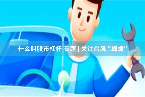 什么叫股市杠杆 专题 | 关注台风“蝴蝶”