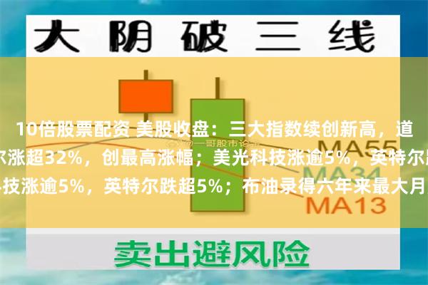 10倍股票配资 美股收盘：三大指数续创新高，道指首次站上5万点；戴尔涨超32%，创最高涨幅；美光科技涨逾5%，英特尔跌超5%；布油录得六年来最大月度跌幅