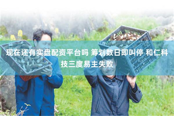 现在还有实盘配资平台吗 筹划数日即叫停 和仁科技三度易主失败