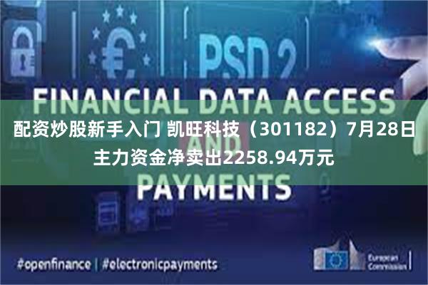 配资炒股新手入门 凯旺科技（301182）7月28日主力资金净卖出2258.94万元