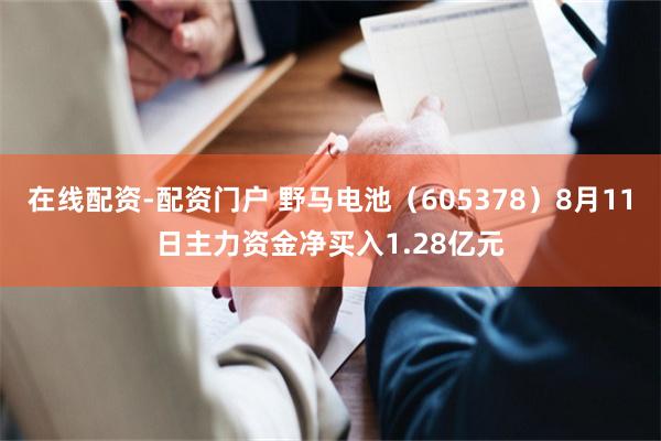 在线配资-配资门户 野马电池（605378）8月11日主力资金净买入1.28亿元