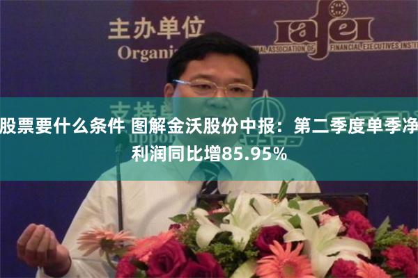 股票要什么条件 图解金沃股份中报：第二季度单季净利润同比增85.95%
