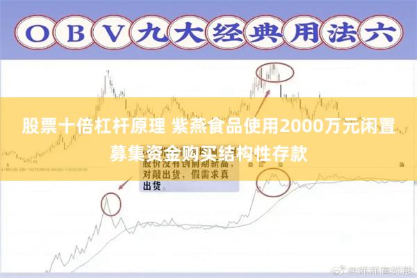 股票十倍杠杆原理 紫燕食品使用2000万元闲置募集资金购买结构性存款