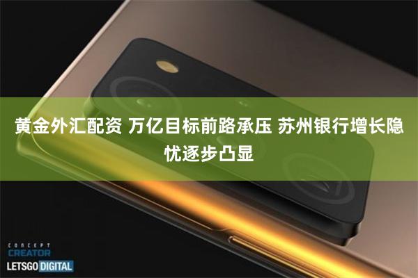 黄金外汇配资 万亿目标前路承压 苏州银行增长隐忧逐步凸显