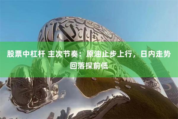 股票中杠杆 主次节奏:原油止步上行,日内走势回落探前低