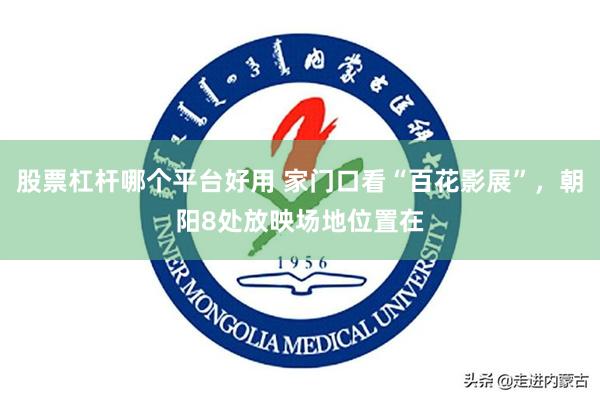 股票杠杆哪个平台好用 家门口看“百花影展”，朝阳8处放映场地位置在