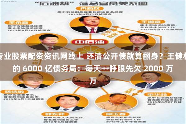 专业股票配资资讯网线上 还清公开债就算翻身?王健林的 6000 亿债务局:每天一睁眼先欠 2000 万